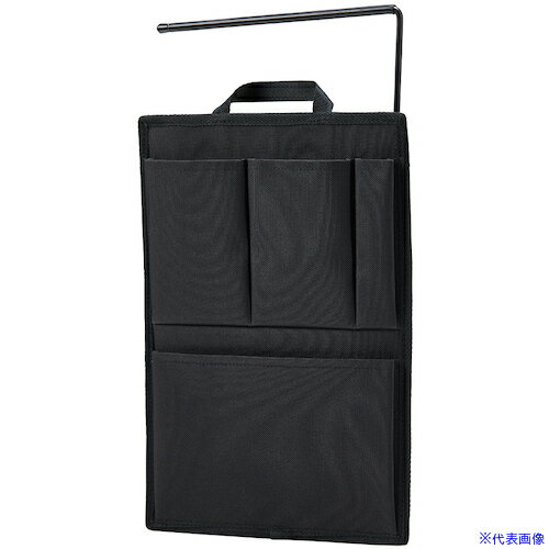 ■KING JIM ハングオ-ガナイザ- タテ 黒 HOZ100BK(5246979)[送料別途見積り][法人・事業所限定][掲外取寄]