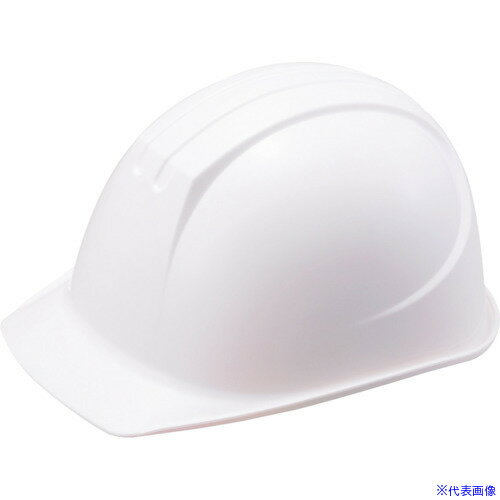 ■タニザワ エアライト搭載遮熱ヘルメット ST#0161−JZ2(EPA) 溝付 ABS製 ホワイト 0161JZ2SNW9J(5256728)