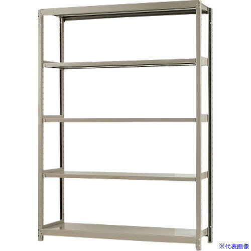 ■北島 軽中量150K単体W1500XD600XH2100アイボリー5段 T150150602105(5258757)[法人限定][外直送元](3.0)