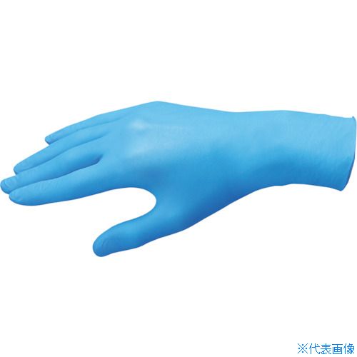 ■バリアローブ ニトリルPFライトブルー[[R2]]パウダーフリーM(100枚入) NO.2012M(5261017)