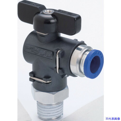 ■PISCO ボールバルブSUS304 エルボ BVLC601003SUS(5272422)[送料別途お見積り][法人限定][メーカー取寄]