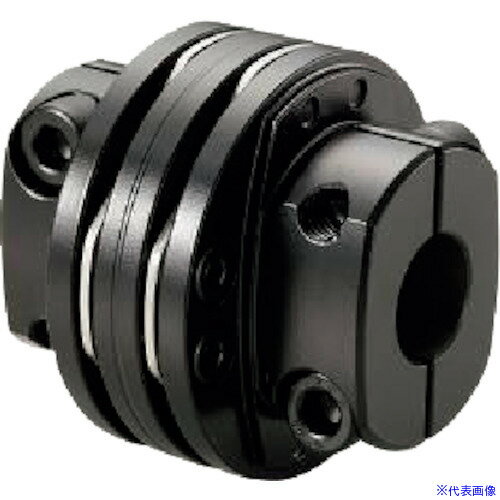 ■酒井製作所 精密バネ軸継手 ボルトクランプ締結タイプ カップリング TCD-Bシリーズ22X25 TCD65B22X25(5327742)[送料別途お見積り][法人限定][直送]