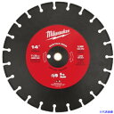 ■milwaukee 14インチ(356mm)ダイヤモンドブレード(セグメント型・ダクタイル鋳鉄用) 49937340(5349145)