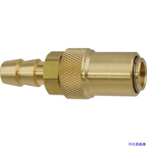 ■NKCカップリング KC型(金型カプラ)カップリンソケット 1/4ホースニップル KC02SH(5359467)×10[送料別..