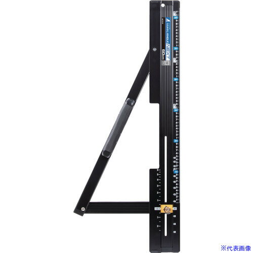 ■シンワ 丸ノコガイド定規 たためるエルアングルNext60cm 角度切断機能付 73122(5365202)