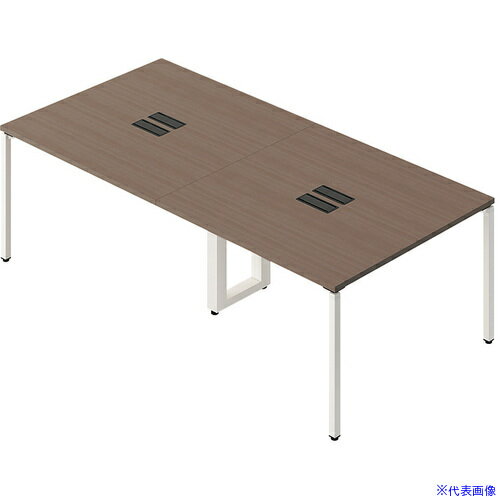 會議椅 - ■NAIKI ビティーミーティングテーブル BTMP2412HWCA(5367667)[送料別途お見積り][法人限定][外直送]