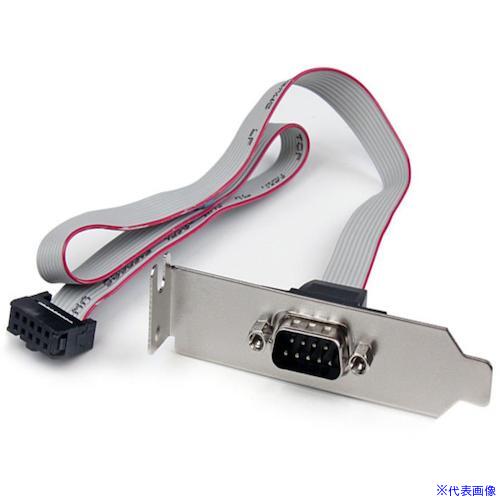 ■StarTech シリアルケーブル/マザーボード接続用/DB−9/D−Sub9ピン − IDC 10ピン/40cm/SFFブラケット付..