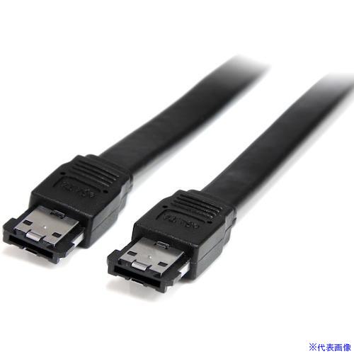 ■スターテック eSATAケーブル/91cm/シールド構造/6Gbps/オス-オス/ブラック/HDD ハードディスクドライ..