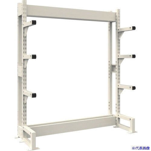 オレンジブック トラスコ中山　TRUSCOTRUSCO ボルトレス長尺保管棚M3 単式基本1800X450XH2100 4段 〔品番:VRM37654〕[ 注番:5380572]特長●長尺物の出し入れがスムーズに行え荷傷みの心配もなくコンパクトに保管ができます。●サイズバリエーションが豊富なため、様々な長さや大きさ、重量の長尺物を保管できます。●ボルトを1本も使用していないボルトレス構造のため、分解・組み立て作業が簡単で、作業時間を大幅に短縮できます。●アームは嵌合式のため、段ピッチ変更が容易に行えます。●支柱フレームとアームには、ねじれに強い角パイプを使用しているので頑丈です。●オプションの棚板を組み合わせることで長尺保管棚としてではなく、様々な使い方ができます。●オールアンカー（M8×70）標準装備、必ずアンカー固定が必要です。用途●長尺物の保管・管理に。仕様●間口(mm)：1845●奥行(mm)：682●高さ(mm)：2106●色：ネオグレー●段数(段)：4●均等積載量(kg/アーム)：300●最大積載量(kg/台)：1500●段調整ピッチ(mm)：25●本体仕様：単体型●アーム長さ(mm)：432仕様2●組立式●段調整ピッチ：50mm●均等積載量：300kg/アーム●最大積載量：1500kg/台材質/仕上●スチールセット内容/付属品●オールアンカー(M8×70)12本注意●転倒の恐れがあるため付属のオールアンカーで必ず床固定を行ってください。●連結型のみでのご使用はできません。●床固定は専門の施工業者にご依頼ください。●車上渡しのため、お客様での荷降ろしが必要です。原産国（名称）日本JANコード4550414415076本体質量82.2kgオレンジブック トラスコ中山　TRUSCOTRUSCO ボルトレス長尺保管棚M3 単式基本1800X450XH2100 4段 〔品番:VRM37654〕[注番:5380572][本体質量：82.2kg]分類》物流・保管用品》物品棚》長尺物保管棚☆納期情報：メーカー直送品【法人限定＝会社名ご記入お願い致します。】