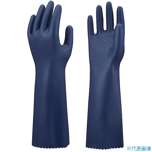 ■SHOWA ニトリルゴム製化学防護手袋 厚手ロングタイプ CN-751 M CN751M(5383365)