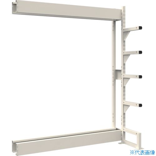 ■TRUSCO ボルトレス長尺保管棚M1.5 単式連結1200X450XH1800 5段 VRM1.56455B(53850...