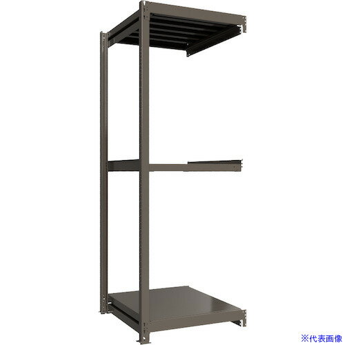 ■ICHIMAI 重量ボルトレスラック 段荷重1000Kg H2400×W900×D900 天地3段 連結グレー TH1000839R3(5385848)[法人・事業所限定][直送元]
