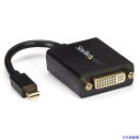 ■スターテック ディスプレイアダプター/Mini DisplayPort - DVI-D/1080p/ブラック/ビデオ 変コンバーター MDP2DVI(5388...