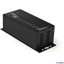 ■スターテック USBハブ/USB 3.0/7ポート Type-A/産業用/メタル筐体/UASP/セルフパワー(ACアダプター付属) HB30A7AME(539...