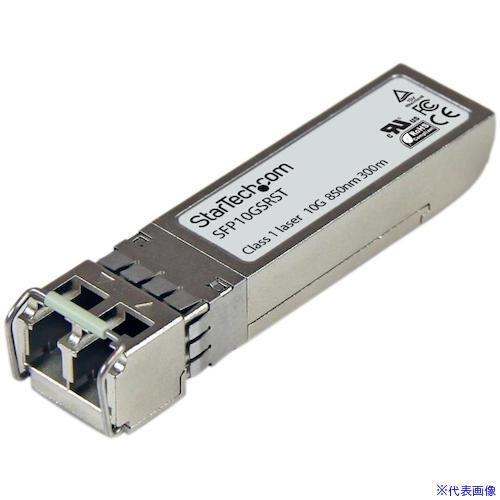 オレンジブック トラスコ中山　TRUSCOスターテック SFP+モジュール/Cisco製SFP-10G-SR互換/10GBASE-SR準拠/光トランシーバ/850nm/DDM 〔品番:SFP10GSRST〕[ 注番:5398543]特長●Cisco製品SFP-10G-SRと100％互換です。●Cisco製ルーターおよびスイッチで互換性が検証されています。●モジュール本体にStarTech.comライフタイム保証が適用されます。仕様●タイプ：SFP+モジュール●色：シルバー仕様2●ローカルユニットコネクタ：光ファイバ LC 2芯●WDM：なし●対応規格：IEEE 802.3ae 10GBASE-SR●最大データ転送速度：11.1 Gbps●最大伝達距離：300 m●モード分類：マルチモード●波長：850nm●ファイバ動作モード：フルデュプレックス●DDM：あり材質/仕上セット内容/付属品注意原産国（名称）中国JANコード本体質量22gオレンジブック トラスコ中山　TRUSCOスターテック SFP+モジュール/Cisco製SFP-10G-SR互換/10GBASE-SR準拠/光トランシーバ/850nm/DDM 〔品番:SFP10GSRST〕[注番:5398543][本体質量：22g]《包装時基本サイズ：47×58×16》〔包装時質量：51g〕分類》電子機器》電設配線部品》光ファイバーケーブル資材☆納期情報：オレンジブック掲載以外でメーカー直送品（送料元払い）【法人限定＝会社名ご記入お願い致します。】※北海道・沖縄・離島は運賃別途商品も含む