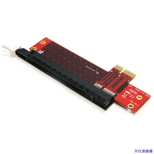 ■スターテック PCI Express x1 - x16 変換カード/ロープロファイル用アダプター/拡張 エクステンダー コンバーター PEX1TO162(5400073) 法人 事業所限定 外直送元