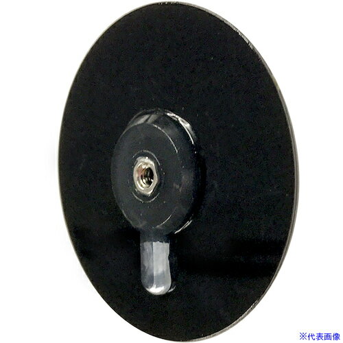 ■DAIDOHANT ナット付粘着シート 墨Φ60 M4 2個入 10177835(5428330)[送料別途お見積り][法人限定][掲外..