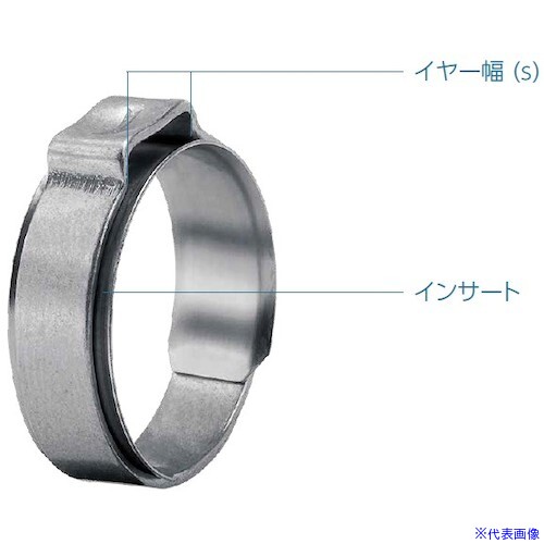 オレンジブック トラスコ中山　TRUSCOOetiker PG154 インサート付きイヤークランプ Φ21 — 23.8mm 〔品番:15400049〕[ 注番:5429403]特長●組付けが瞬時にでき、頑丈で強固な締付けができます。●内側のインサートにより効果的なシール性能を発揮します。用途●液体の流れるホースに。●堅牢かつシール性が要求されるチューブなどに。仕様●最大径(mm)：21●最小径(mm)：23.8仕様2材質/仕上●ステンレスセット内容/付属品注意原産国（名称）ドイツJANコード本体質量15gオレンジブック トラスコ中山　TRUSCOOetiker PG154 インサート付きイヤークランプ Φ21 — 23.8mm 〔品番:15400049〕[注番:5429403][本体質量：15g]《包装時基本サイズ：340×260×220》〔包装時質量：2kg〕分類》園芸用品》ホース・散水用品》ホースバンド☆納期情報：メーカー取り寄品（弊社より発送）