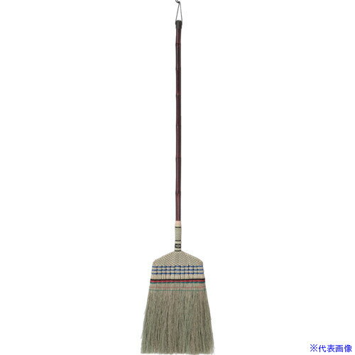 オレンジブック トラスコ中山　TRUSCOテラモト 座敷ホーキ手編み 長柄 〔品番:CL9881620〕[ 注番:5430943]特長●上質な天然草を使用し、穂先にボリュームを持たせた座敷ホーキです。用途●ホーキ仕様●幅(mm)：280●長...