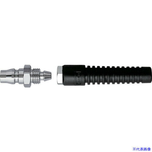 ■マッハ エアーカップリング ガイド付 3/8 C106(5446675)[送料別途お見積り][法人限定][掲外取寄]