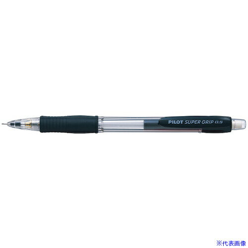 ■PILOT シャープペンシル スーパーグリップノック ブラック HGP10RB5(5449705)×10[送料別途お見積り][法人限定][掲外取寄]