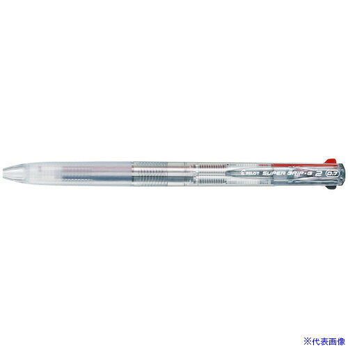 ■PILOT 油性ボールペン スーパーグリップG2 細字 黒、赤 BKSG25FNC(5452826)×10[送...