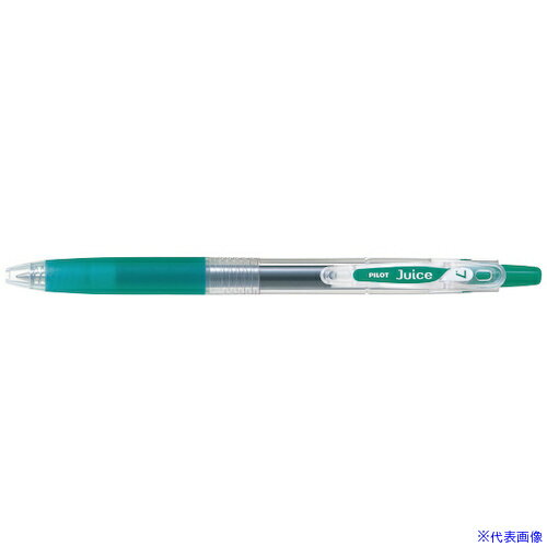 ■PILOT ゲルインキボールペン ジュース 細字 グリーン LJU10FG(5452841)×10[送料別途お見積り][法人限定][掲外取寄]
