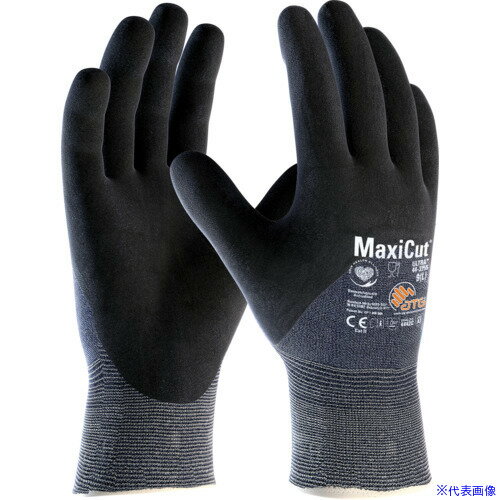 オレンジブック トラスコ中山　TRUSCOエーティージー 耐切創手袋 マキシカット・ウルトラ 44−3755 Sサイズ 〔品番:443755S〕[ 注番:5453904]特長●特許取得のマイクロ発泡ニトリルコーティングは熱と蒸れを360°全...