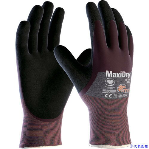 ■エーティージー 耐水・耐油ニトリル背抜き手袋 マキシドライ 56-425 Lサイズ 56425L(5454411)