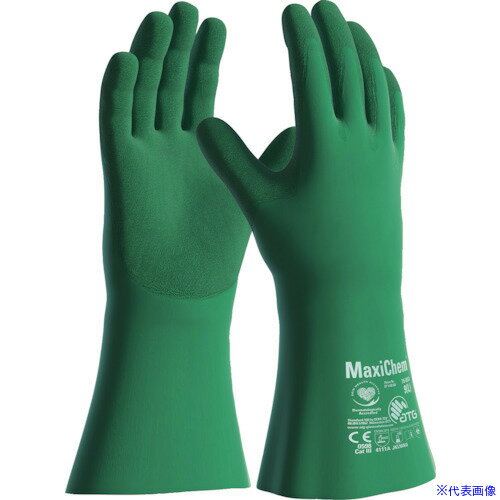 ■エーティージー 耐薬品手袋 マキシケム 76−830 XLサイズ 76830XL(5454451)