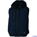 ■XEBEC 空調服ベスト(フード付き)XE98029−19−3L ディープネイビー XE98029193L(5495203)[送料別途...