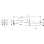 ■京セラ マジックドリル DRZ型用ホルダ 加工深さ2×DC S32DRZ326410(5517524)[送料別途お見積り][法人限定][掲外取寄]
