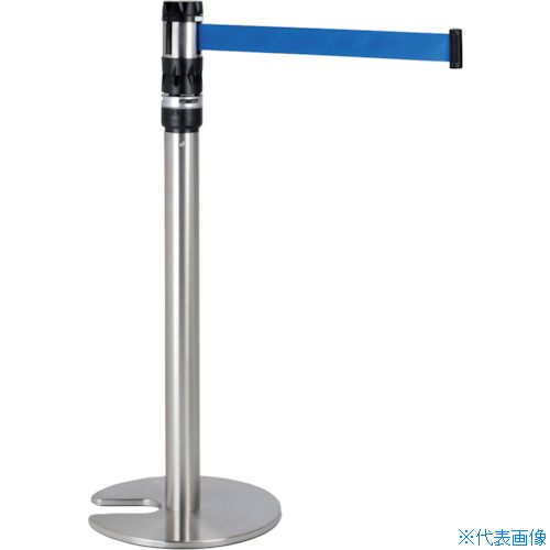 ■Reelex ベルトパーテーション 青 人感センサー付音声案内機能搭載 BELPA LS BLP506BLS(5549018)[送料別途お見積り][法人限定][メーカー取寄]