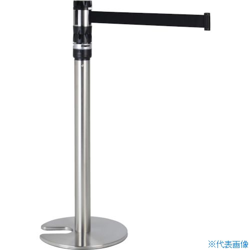 ■Reelex ベルトパーテーション 黒 人感センサー付音声案内機能搭載 BELPA LS BLP506CLS(5549020)[送料別途お見積り][法人限定][メーカー取寄]