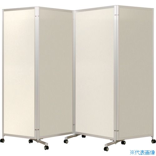 Office - ■TRUSCO 4連パーテーション H2100 アイボリー TKV42100IV(5564228)[法人限定][直送元]