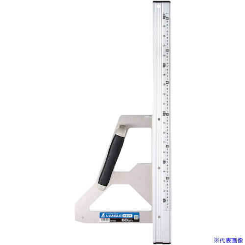 ■シンワ 丸ノコガイド定規 エルアングル かるぴた 60cm 併用目盛 73206(5574620)
