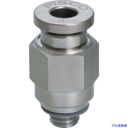 ■PISCO チューブフィッティングSUS316 クリーンルーム包装 SSPC4M5C(5582646)[送料別途お見積り][法人..