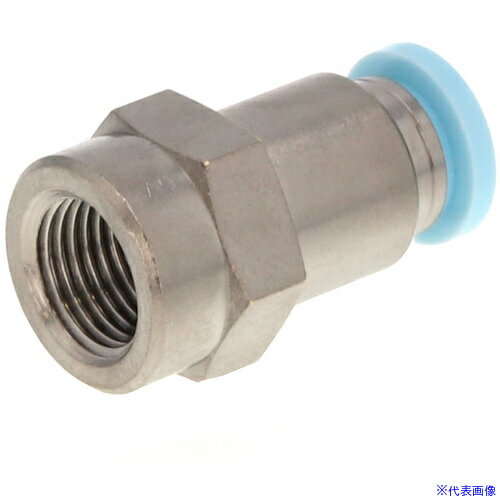 Air Tools - ■PISCO チューブフィッティング クリーンルーム包装 PCF802C(5585809)×10[送料別途お見積り][法人限定][掲外取寄]