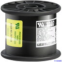■KYОWA UL耐熱ビニル絶縁電線 UL1007 AWG22 100M 黒 UL1007AWG22100MBK(5628582)