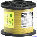 ■KYОWA UL耐熱ビニル絶縁電線 UL1007 AWG24 100M 黄 UL1007AWG24100MYL(5628617)