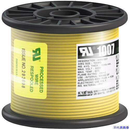 ��KY��WA UL��Ǯ�ӥ˥�������� UL1007 AWG16 50M �� UL1007AWG1650MYL(5630128)