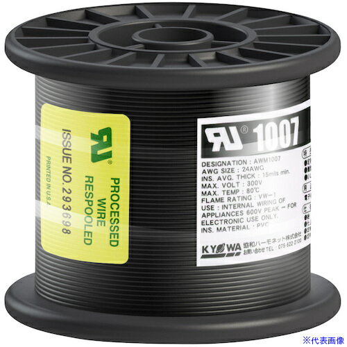 ��KY��WA UL��Ǯ�ӥ˥�������� UL1007 AWG24 100M �� UL1007AWG24100MBK(5630135)