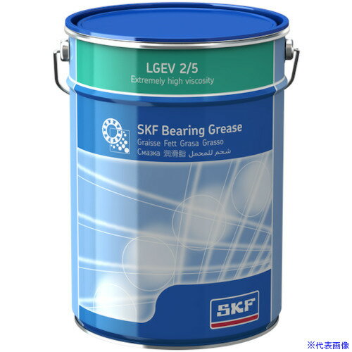オレンジブック トラスコ中山　TRUSCOSKF 軸受用グリース 超高粘度 LGEV 2 (5kg缶入り) 〔品番:LGEV25〕[ 注番:5644519]特長●お客様ニーズに合わせて設計、用途に合わせて性能試験したグリースです。●軸受早期故障の36％以上は潤滑不良が原因です。●SKF潤滑剤は、お客様のニーズに合わせて設計され、実際の用途でその性能を試験しています。●軸受、潤滑剤、用途に関する当社の経験は、お客様の用途に適した潤滑剤を提供し、お客様の全体的な潤滑スキームを改善するための手助けとなります。●SKF LGEV 2はリチウム-カルシウム石けんを使用した、鉱油ベースのグリースです。極めて高粘度のオイルを使用していることと二硫化モリブデンおよびグラファイトの含有量が高いことから、高荷重、低回転速度、重度の振動といった最も厳しい条件下でも卓越した保護を提供します。用途●回転ドラムのトラニオン軸受●回転炉およびドライヤーのサポートおよびスラストローラー●バケットホイールショベル●旋回輪軸受●高圧ローラー圧延機●粉砕機●転炉軸受仕様●ちょう度：2●色：黒●容量(kg)：5●使用温度範囲(℃)：-10℃〜＋120℃●容器タイプ：缶●増ちょう剤、基油：リチウム/カルシウム、鉱油仕様2●高荷重・低速回転という条件によりマイクロスリップが発生しやすい状況下の大型球面ころ軸受の潤滑に極めて好適●機械的安定性に極めて優れ、良好な耐水性と防食性を提供●基油粘度(mm2/s)40℃、100℃：1020、47.5●極圧性能 四球試験、溶着荷重、DIN 51350/4(N)：3000以上●転がり軸受グリース寿命(10000r/minでのL50寿命)R0F試験：100℃で1000時間材質/仕上セット内容/付属品注意●【海外取り寄せのため原則、キャンセル・返品不可】原産国（名称）オランダJANコード本体質量5kgオレンジブック トラスコ中山　TRUSCOSKF 軸受用グリース 超高粘度 LGEV 2 (5kg缶入り) 〔品番:LGEV25〕[注番:5644519][本体質量：5kg]《包装時基本サイズ：190×190×261》〔包装時質量：6kg〕分類》化学製品》化学製品》グリス・ペースト☆納期情報：メーカー取り寄品（弊社より発送）