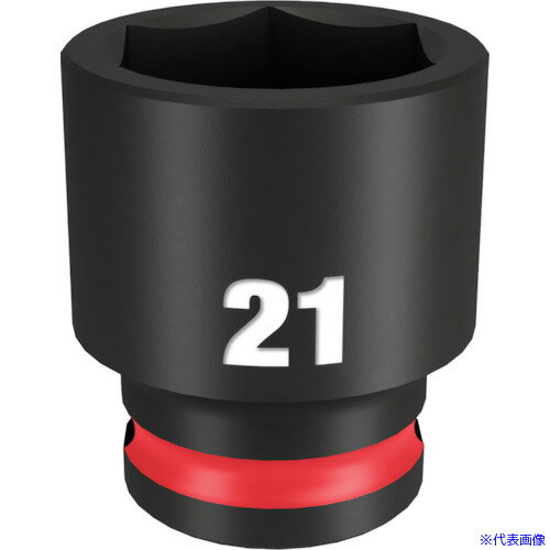 ■milwaukee SHOCKWAVE IMPACT DUTY インパクトソケット 3/8インチ(9.5mm)角 21mm 49666144(5671169)