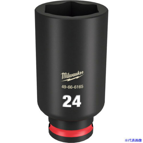 ��milwaukee SHOCKWAVE IMPACT DUTY �ǥ����ץ���ѥ��ȥ����å� 3/8�����(9.5mm)�� 24mm 49666165(5671206)