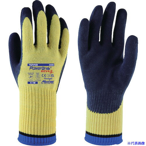 ■トワロン 耐切創手袋 パワーグラブKEV4−S 8/M 344S8M(5674202)(4.0)