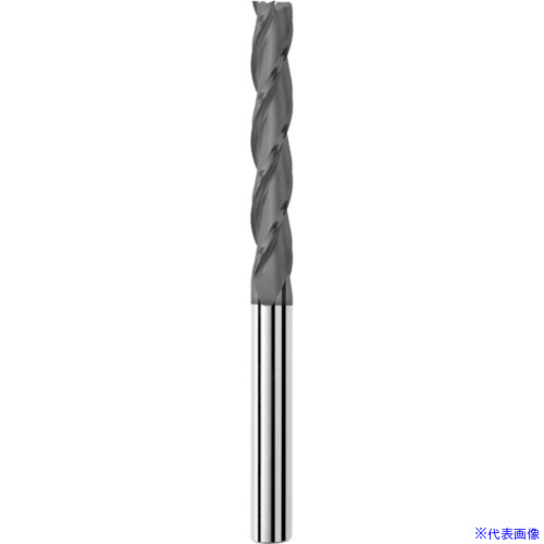 ■京セラ 3枚刃スクエアエンドミル ミリ仕様 5XLM(AlTiNコーティング) 49498(5679093)[送料別途お見積り][法人限定][掲外取寄](4.0)