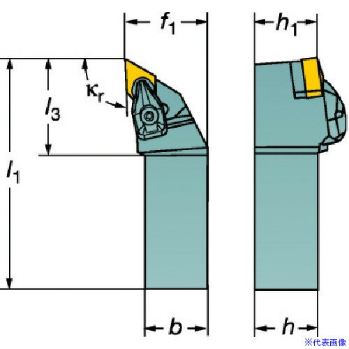 ■SANDVIK コロターンRC ネガチップ用シャンクバイト(410) DDJNR2020K11(5701066)[送料別途お見積り][法人限定][掲外取寄]