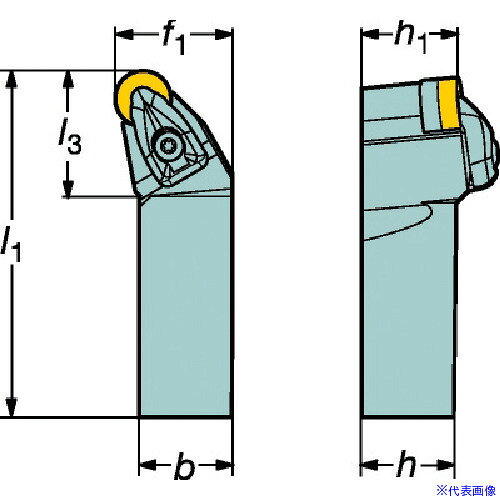 ■SANDVIK コロターンRC ネガチップ用シャンクバイト(410) DRSNR3225P15(5706076)[送料別途お見積り][法人限定][掲外取寄]