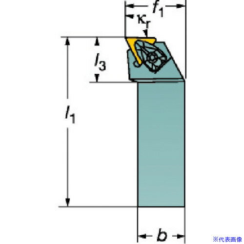 ■サンドビック コロターンRC ネガチップ用シャンクバイト(410) DTFNL3225P16(5707021)[送料別途見積り]..